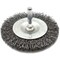Superior Steel 1-1/2" Wire Wheel 1/4" Shank - Fine Crimped Wire 4500 RPM S1859 - alternate 4
